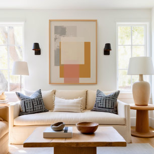 Poster Geométrico ao quadrado mínimo