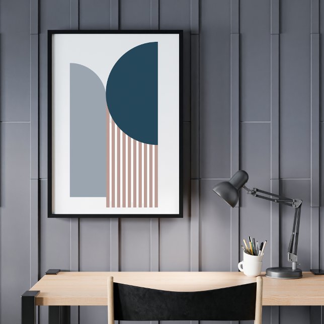 Poster Geométrico Moderno Abstrato Contemporâneo (Criador carregado)