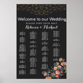 Poster Geométrico ouro