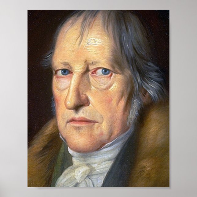 Poster Georg Wilhelm Friedrich Hegel (Frente)
