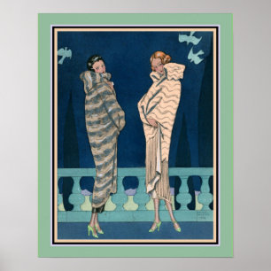 Poster George Barbier Art Deco Moda Francesa