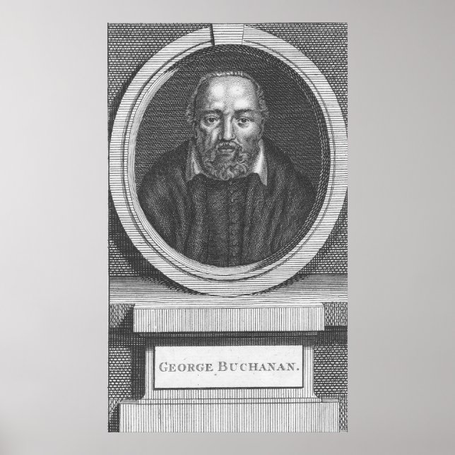 Pôster George Buchanan, gravado para a Universal Magazine (Frente)