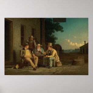 Pôster George Caleb Bingham - Vingando por um Voto