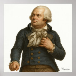 Poster George Danton - French Revolution Print