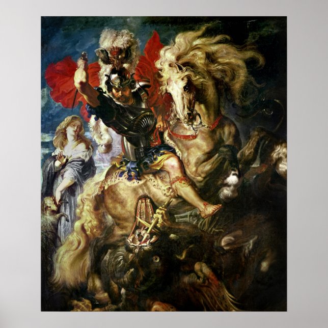 Poster George e o Dragão, c.1606 (Frente)