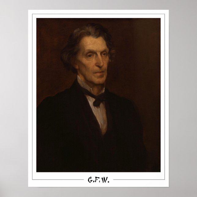 Poster George Frederic Watts Cartaz de Arte Zedign #170 (Frente)