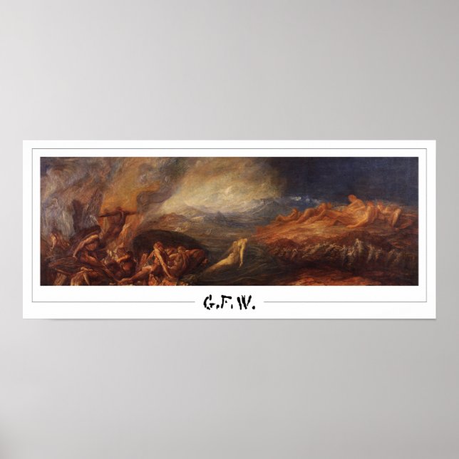Poster George Frederic Watts Cartaz de Arte Zedign #181 (Frente)