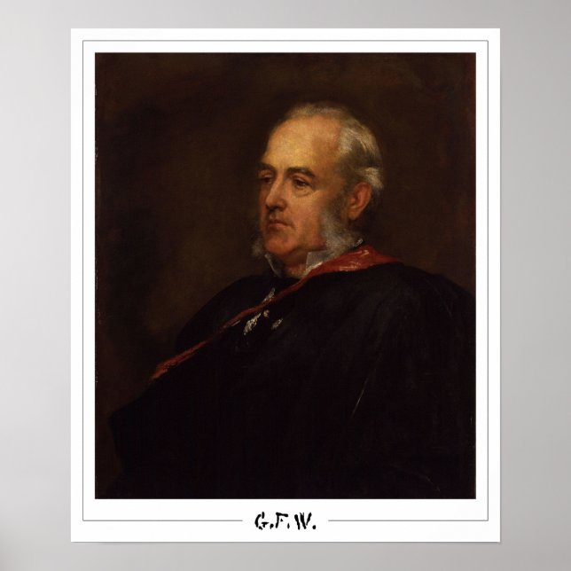 Poster George Frederic Watts Cartaz de Arte Zedign #182 (Frente)