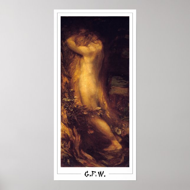 Poster George Frederic Watts Cartaz de Arte Zedign #213 (Frente)
