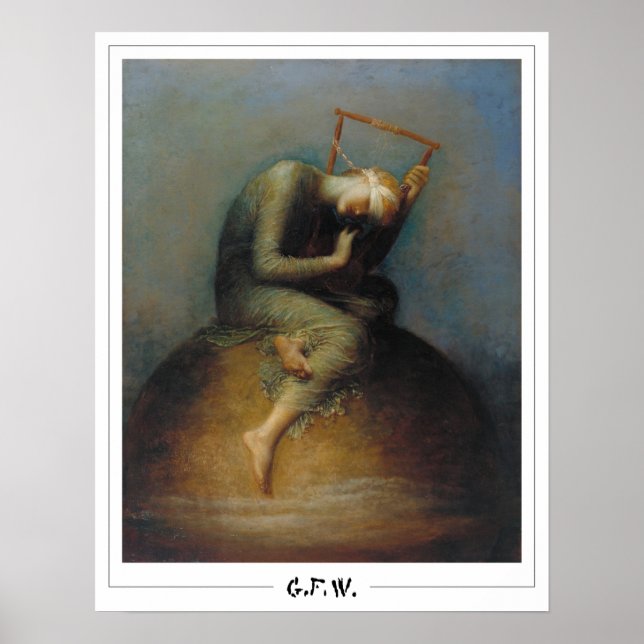 Poster George Frederic Watts Cartaz de Arte Zedign #27 (Frente)
