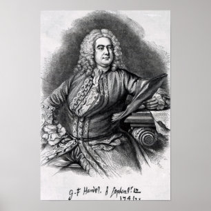 Pôster George Frederick Handel, 1749