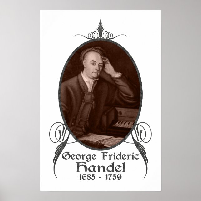 Pôster George Frideric Handel (Frente)