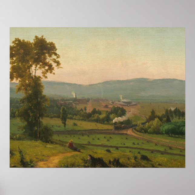 Pôster George Inness - O Vale do Lackawanna (Frente)