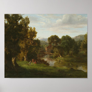 Poster George Inness - The Old Mill
