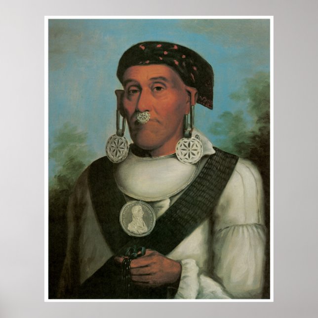 Pôster George Lowrey, pintura ocidental americana (Frente)