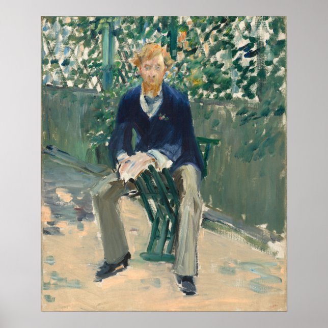 Poster George Moore - Edouard Manet Fine Art (Frente)