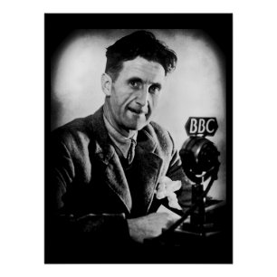 Pôster George Orwell na BBC