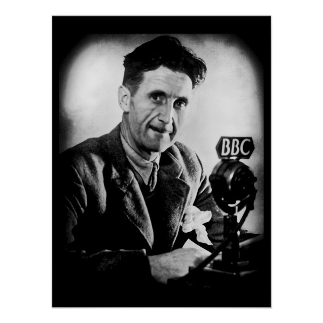 Pôster George Orwell na BBC (Frente)