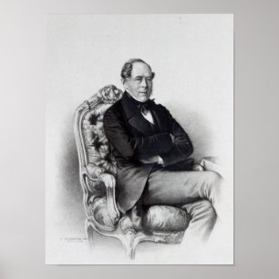 Poster George Villiers, 4o conde de Clarendon, 1856