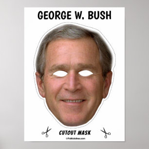 Poster GEORGE W. BUSH Halloween Mask