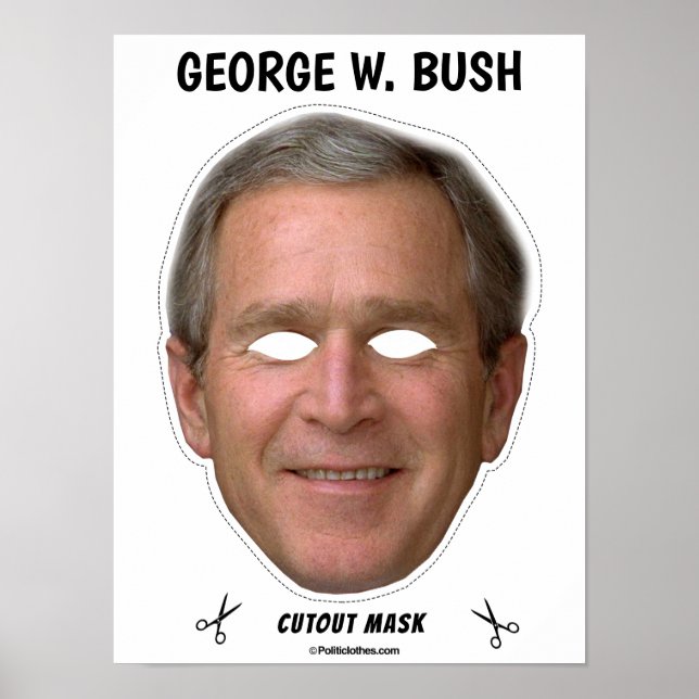 Poster GEORGE W. BUSH Halloween Mask (Frente)