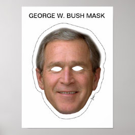 Pôster George W. Bush Mask