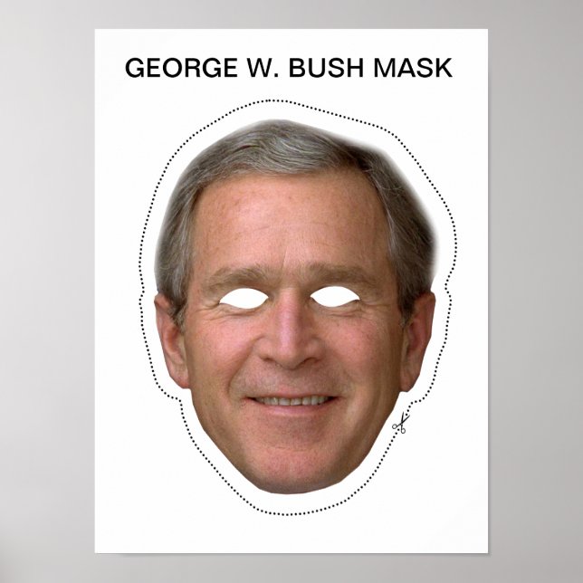Pôster George W. Bush Mask (Frente)