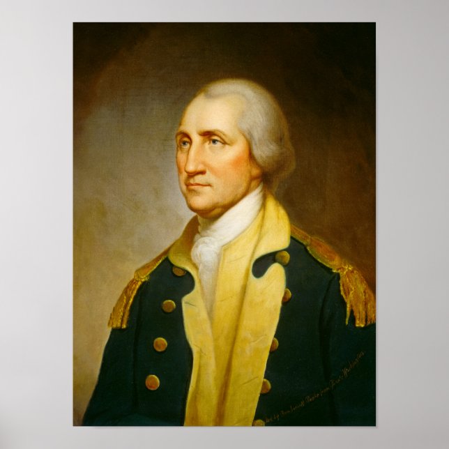 Poster George Washington, 1859 por Rembrandt Peale (Frente)