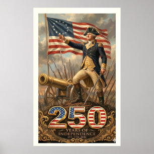 Poster George Washington: 250 Anos de Independência Comme
