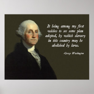 Poster George Washington Abolition