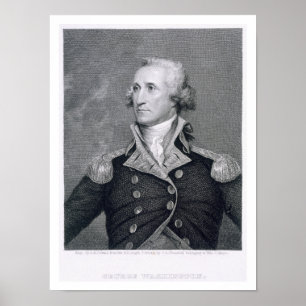 Poster George Washington, gravado pelo calcinador Brown