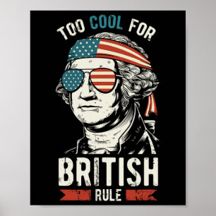 Poster George Washington Legal Para A Regra Britânica 4 D