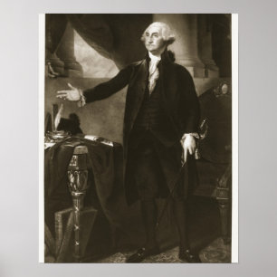 Pôster George Washington, ø presidente do Sta unido