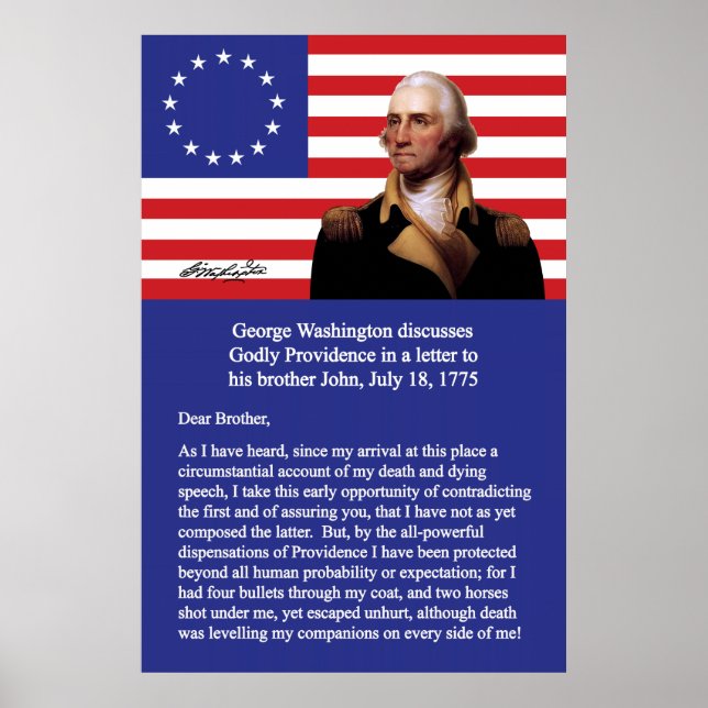 Pôster George Washington On Providence (Frente)