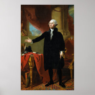 Poster George Washington por Gilbert Stuart
