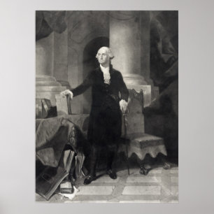 Pôster "George Washington Portrait" poster/impressão