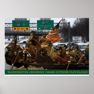 Poster George Washington que cruza I-490