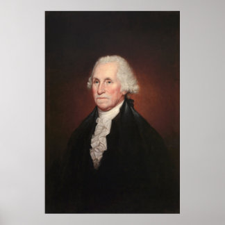Pôster GEORGE WASHINGTON Retrato de Rembrandt Peale