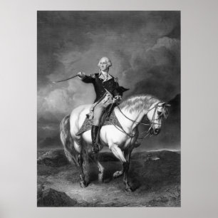 Poster George Washington Salute poster/impressão