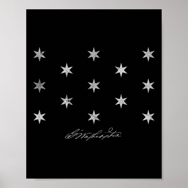 Poster George Washington sede da Independência da Bandeir (Frente)