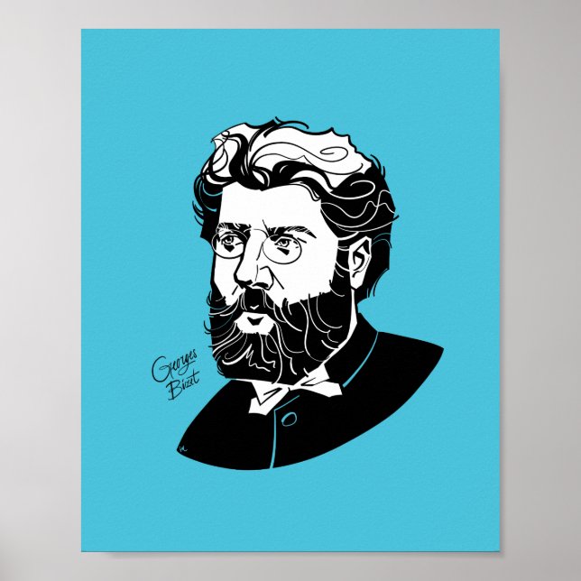 Poster Georges Bizet (Frente)