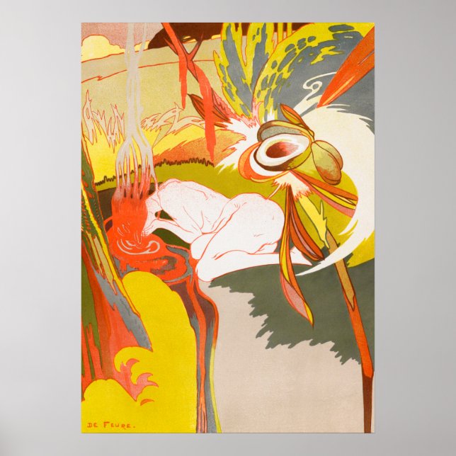 Poster Georges de Feure Vintage (Frente)