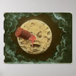 Poster Georges Méliès - Le Voyage dans la lune - 1902