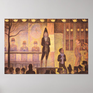 Poster Georges Seurat-Circus parade