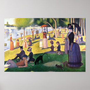 Poster Georges Seurat-Domingo no La Jatte grandioso