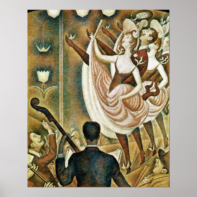 Poster Georges Seurat - Le Chahut (Frente)
