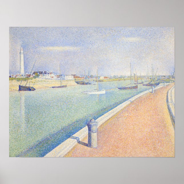 Poster Georges Seurat - O Canal das Gravelinas (Frente)