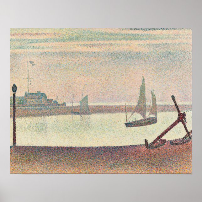 Poster Georges Seurat - O Canal das Gravelines (Frente)