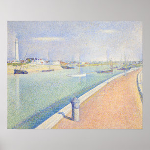 Poster Georges Seurat - O Canal de Gravelines