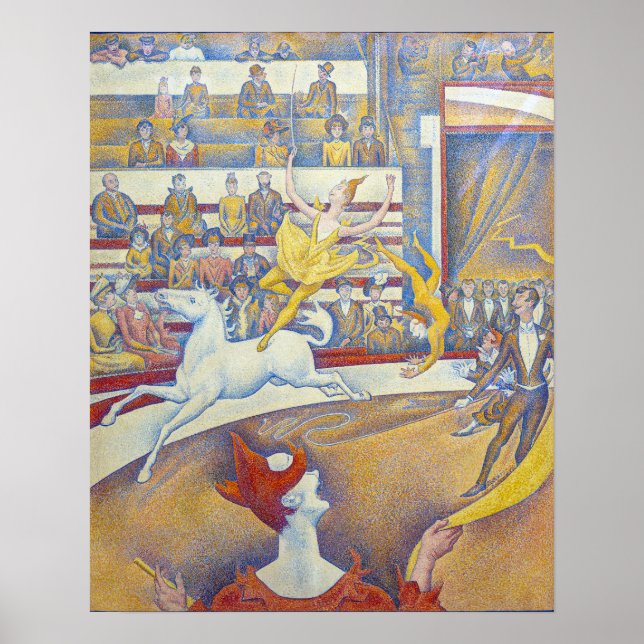 Poster Georges Seurat - O Circo (Frente)